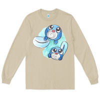 Mushroom poliwag watercolor Long Sleeve Tee - linhVisuals