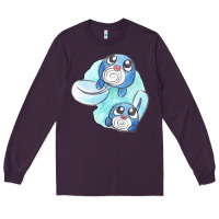 Plum poliwag watercolor Long Sleeve Tee - linhVisuals