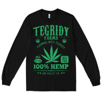 Black tegridy farms Long Sleeve Tee - linhVisuals