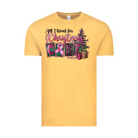 Vintage Mustard all i want for christmas is cure Vintage Tee - FaDigitalArtStudio