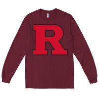Burgundy Rutgers Scarlet Knights, merch Long Sleeve Tee - linhVisuals