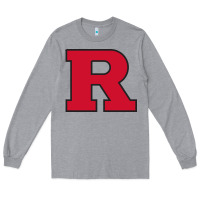 Heather Grey Rutgers Scarlet Knights, merch Long Sleeve Tee - linhVisuals