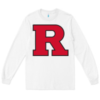 White Rutgers Scarlet Knights, merch Long Sleeve Tee - linhVisuals