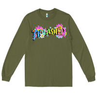 Army Green trasher Long Sleeve Tee - linhVisuals