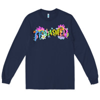 Navy trasher Long Sleeve Tee - linhVisuals