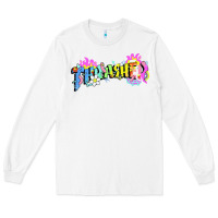 White trasher Long Sleeve Tee - linhVisuals