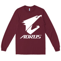 Burgundy papan ibu gigabyte aorus yang lagi baru Long Sleeve Tee - linhVisuals