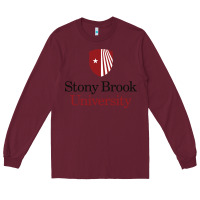 Burgundy stony brook university Long Sleeve Tee - linhVisuals