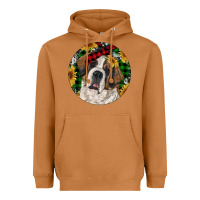 Meerkat Christmas St. Bernard Heavyweight Hoodie - RanaPortraitStore