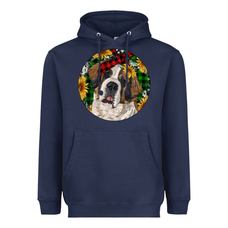 Christmas St. Bernard Heavyweight Hoodie by RanaPortraitStore | Teevron
