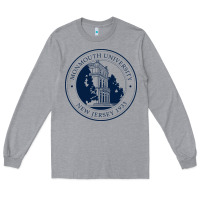 Heather Grey monmouth university Long Sleeve Tee - linhVisuals