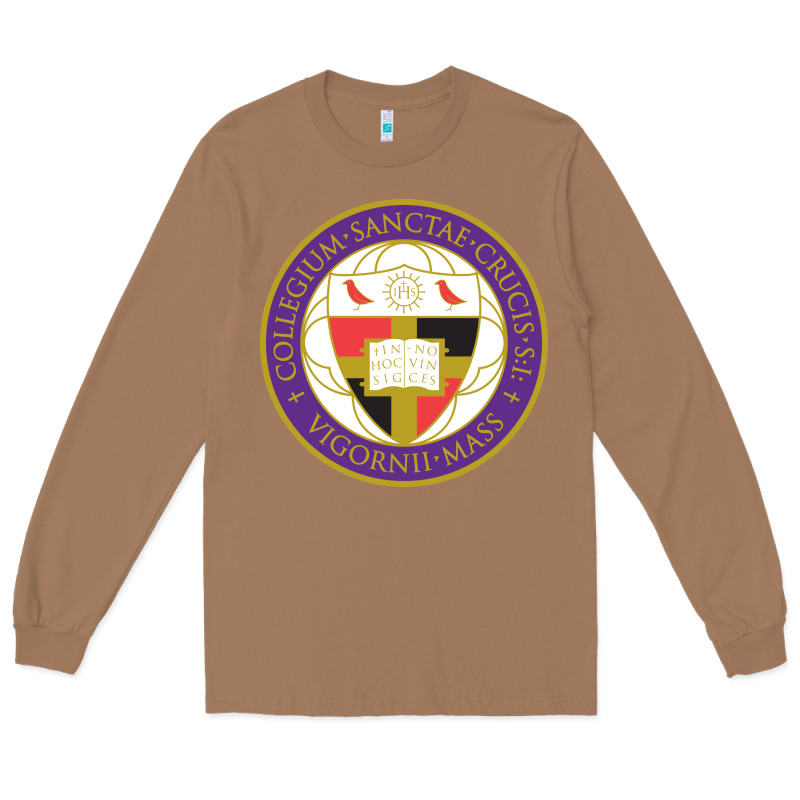 College Of The Holy Cross Long Sleeve Tee by linhVisuals | Teevron
