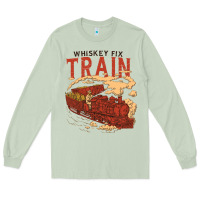 Matcha Whiskey Train Long Sleeve Tee - linhVisuals