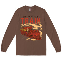 Chestnut Whiskey Train Long Sleeve Tee - linhVisuals