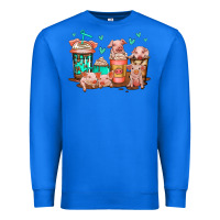True Royal cute pigs coffee Premium Sweatshirt - Jasminsmagicworld
