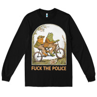 Black Frogs And Toad Fucks The Police Long Sleeve Tee - linhVisuals