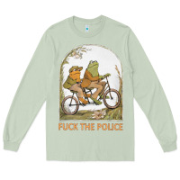 Matcha Frogs And Toad Fucks The Police Long Sleeve Tee - linhVisuals