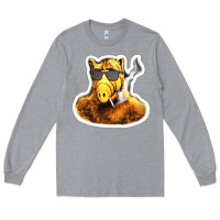 Heather Grey Alf Long Sleeve Tee - linhVisuals
