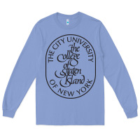 Colony Blue College Of Staten Island Long Sleeve Tee - linhVisuals