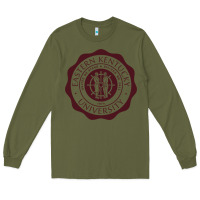 Army Green Eastern Kentucky University Long Sleeve Tee - linhVisuals
