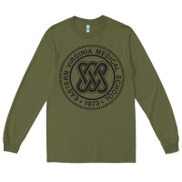 Army Green Eastern Virginia Medical School Long Sleeve Tee - linhVisuals