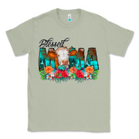 Matcha Blessed Mama Flowers Cow Classic Tee - CowCowDesign