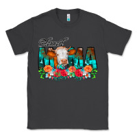 Smoke Blessed Mama Flowers Cow Classic Tee - CowCowDesign