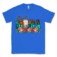 True Royal Blessed Mama Flowers Cow Classic Tee - CowCowDesign