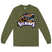 Army Green knoxville ice bears Long Sleeve Tee - linhVisuals