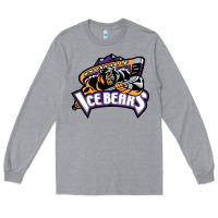 Heather Grey knoxville ice bears Long Sleeve Tee - linhVisuals
