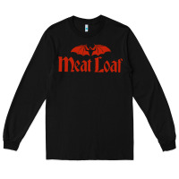 Black MEAT LOAF Long Sleeve Tee - linhVisuals