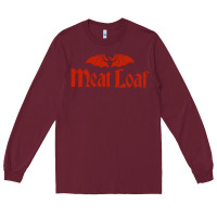 Burgundy MEAT LOAF Long Sleeve Tee - linhVisuals