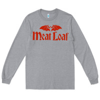 Heather Grey MEAT LOAF Long Sleeve Tee - linhVisuals