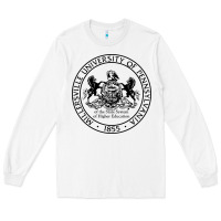 White Millersville University Long Sleeve Tee - linhVisuals