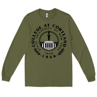 Army Green Suny Cortland Long Sleeve Tee - linhVisuals