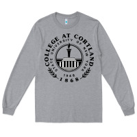 Heather Grey Suny Cortland Long Sleeve Tee - linhVisuals