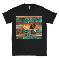 Black life is better with chickens around chicken coop Classic Tee - Artiststas