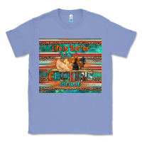 Colony Blue life is better with chickens around chicken coop Classic Tee - Artiststas