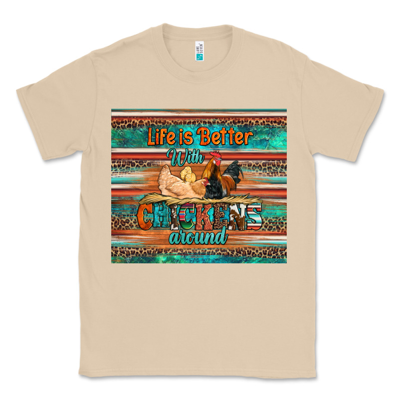 Life Is Better With Chickens Around Chicken Coop Classic Tee by Artiststas | Teevron