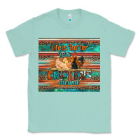 Seafoam life is better with chickens around chicken coop Classic Tee - Artiststas
