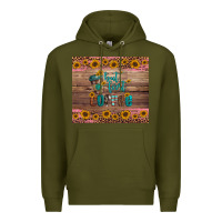 Army Green but first coffee Premium Hoodie - Artiststas
