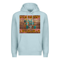 Blue Mist but first coffee Premium Hoodie - Artiststas