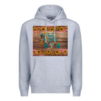 Heather Grey but first coffee Premium Hoodie - Artiststas