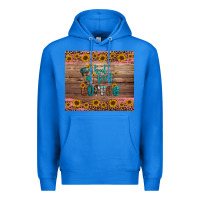 True Royal but first coffee Premium Hoodie - Artiststas