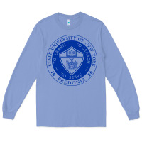 Colony Blue Suny Fredonia Long Sleeve Tee - linhVisuals