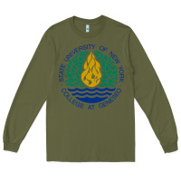 Army Green Suny Geneseo Long Sleeve Tee - linhVisuals