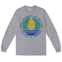 Heather Grey Suny Geneseo Long Sleeve Tee - linhVisuals