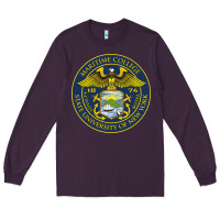 Plum Suny Maritime Full Color Long Sleeve Tee - linhVisuals