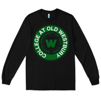 Black Suny Old Westbury Long Sleeve Tee - linhVisuals