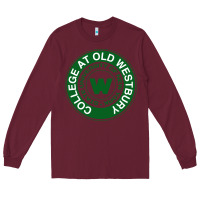 Burgundy Suny Old Westbury Long Sleeve Tee - linhVisuals